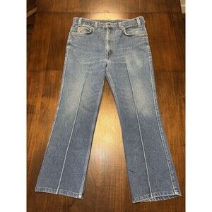 Vintage 90s Levi’s Orange Tab Pleated Jeans Blue Denim 34x26 (tagged 35x30)